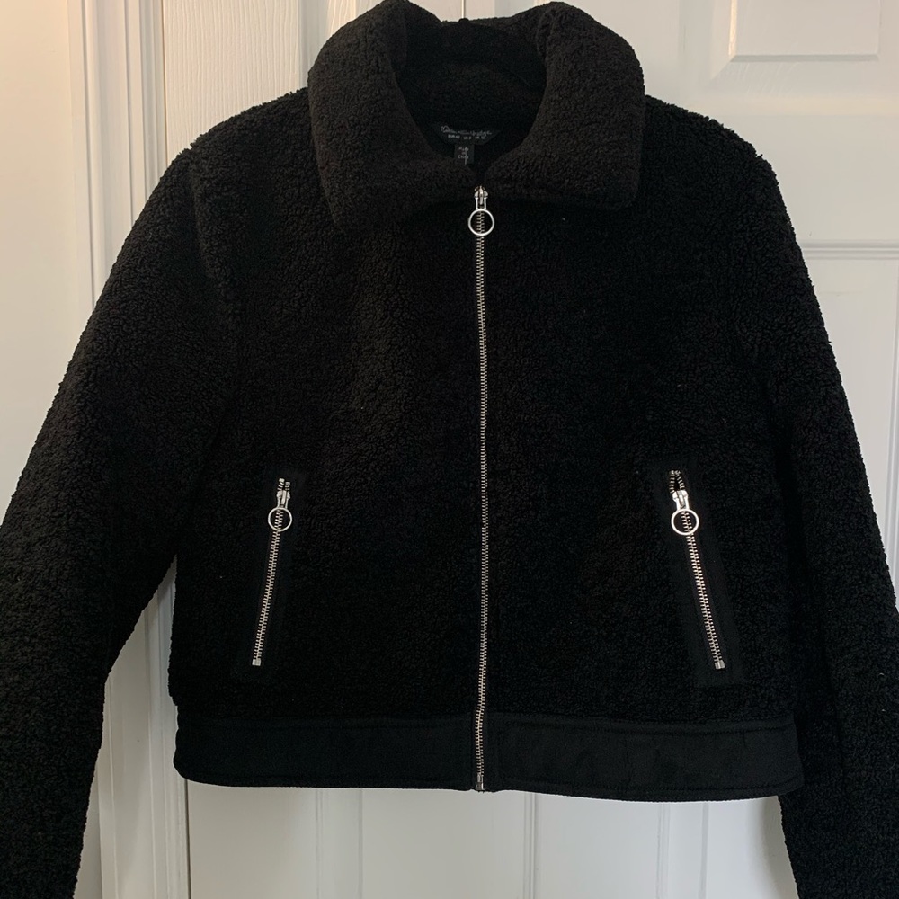 Miss Selfridge faux fur jacket
